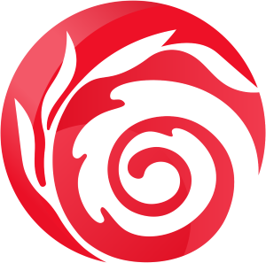 well of apollo logo swirl